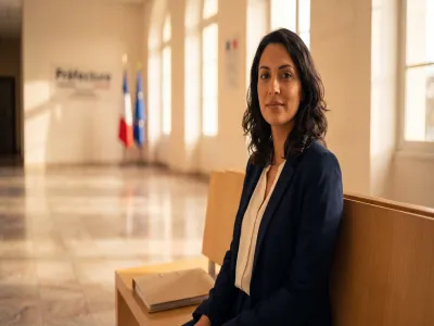 Candidate à la naturalisation attendant son entretien d'assimilation en préfecture française.